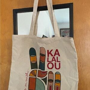 Multicolor Canvas Tote Bag